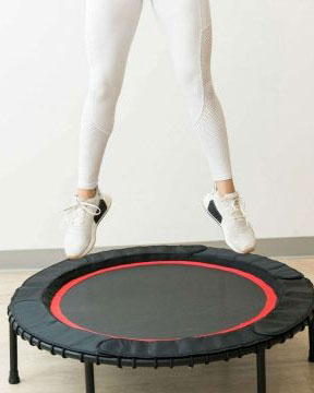 rebounding trampoline workout legology
